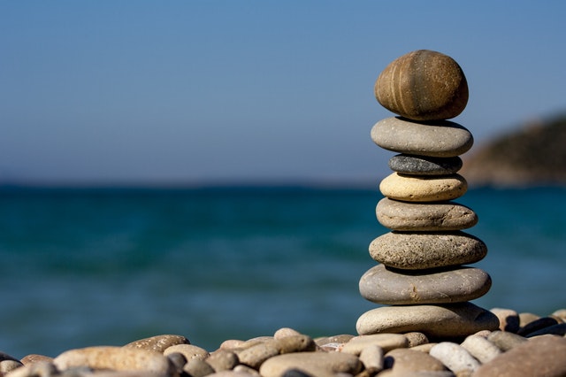 Stones on top of each other